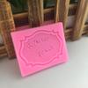 Tarjeta de Feliz Cumpleaños Gel de Peinado Molde de Silicona Gotas Hecho a Mano DIY Molde para Decoración de Pastel de Chocolate Herramienta para Doblar Azúcar