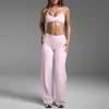 Conjunto de Sujetador Deportivo de Verano Transfronterizo con Cuello Halter, Espalda Hermosa, Realzador de Pecho, Sujetador Fitness Push-Up, Conjunto de Sujetador de Yoga para Usar como Prenda Exterior