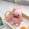 Bolsa de peito de patinho desenho animado fofo bolsa infantil 2023 primavera nova bolsa de presente para jardim de infância atacado