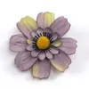 Explosiones de comercio exterior exquisita flor artificial morada de múltiples estilos cabeza de flor artificial para pasador de pelo DIY flor flor pared de flores de boda accesorios de decoración