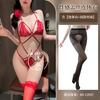 Lencería Sexy de Encaje Conjunto de Sujetador y Bragas de Tres Puntos Puro Deseo Lencería Sexy Estilo Abstinencia Juego de Cama