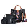 Bolsa para Mujer 2025 Nuevo Estilo Coreano Juego de Cuatro Piezas de Bolsas Madre-Hija, Bolso de Mano de Gran Capacidad, Bolso de Hombro, Bolso Cruzado, Venta al por Mayor desde Fabricante