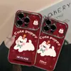 Cachorro de Cuadros Rojos Adecuado para Funda de Teléfono Móvil Apple 17Promax 16 Todo Incluido Redmi Xiaomi 15 Funda de Teléfono Móvil Todo Incluido