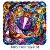 100 Piezas de Iconos de Habilidad de Honor de los Reyes Pegatinas Juego Personalizado Redondas Creativas Decorativas Pegatinas para Funda de Teléfono Móvil Venta al por Mayor