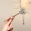 Pasador de Borlas para Mujer, Accesorio para el Cabello Estilo Antiguo Hanfu, Nuevo Adorno para el Cabello Estilo Chino, Pasador para Moño Diario, Pinza para el Cabello Simple para el Trabajo