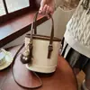 Bolso de Mano Retro Transfronterizo Otoño e Invierno para Mujer 2026 Nueva Moda Bolso Versátil de Hombro Cruzado Bolso Cubo de Gama Alta