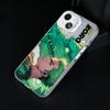 Marca de marea transfronteriza es adecuada para funda de teléfono móvil Apple 16promax avanzada 15/14/13 nuevo color plateado envolvente