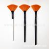 Spot em forma de leque de lã macia Tinta Residual Paint Makeup Paint Small Long Rod portátil ferramenta de maquiagem Mic Brush Acid Beauty Brush