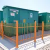 Barandilla de Acero Galvanizado Eléctrico Caja de Subestación Anillo de Transformador Gabinete de Red Anular Central Eléctrica Campo Petrolero Planta de Tratamiento de Aguas Residuales Químicas Valla de Aislamiento