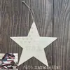 Nuevo Colgante de Madera del Día de la Independencia Estadounidense Día Nacional Americano Decoraciones Festivas DIY Colgante de Madera