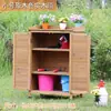 Gabinete de Almacenamiento para Patio Exterior, Gabinete de Almacenamiento a Prueba de Sol para Balcón, Cobertizo para Herramientas de Jardín, Caja Organizadora de Almacenamiento para Exteriores