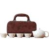 Conjunto de Chá Kung Fu para Exterior Conjunto de Chá Estilo Chinês Paisagem a Tinta Porcelana Branca Dehua Conjunto de Chá de Viagem Conjunto de Bule Xishi Personalizado