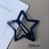 Novo Grampo de Cabelo Gota de Óleo Estrela de Cinco Pontas Dopamina para Mulheres, Presilha Lateral para Mechas, Clip Bb para Fios Soltos, Acessório de Cabelo Estrela Fofo