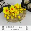 Nuevo Estilo Pequeño Ramo de Orquídeas Espada Artificiales, Flores Falsas para Bodas, Adornos de Decoración para el Hogar Nuevo, Venta al por Mayor de Accesorios Artificiales