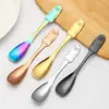 Cuchara de Café Creativa de Acero Inoxidable 304 Pingüino Linda Cuchara de Postre Pingüino Helado Oso Polar Cuchara Cuchara para Niños