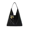 Bolsa de hombro vintage de gran capacidad para mujer, nuevo modelo 2026, bolsa de axila de un solo hombro con textura tejida de alta gama, bolso de mano para mujer