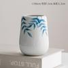Shumen pintados à mão moderno cerâmica hidropônica verde endro cobre dinheiro grama decorativo vaso de flores secas sala de estar arranjo de flores ornamentos flor Ware