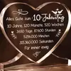 Enfeites de marca de acrílico transfronteiriços, artesanato personalizado, mesa para o dia das mães, dia dos pais, presentes de Natal, Halloween
