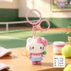 Nuevo Llavero de Dibujos Animados de Gato KT Mao Doufu Colgante de Muñeca de Gato Pequeño Encanto para Bolso Regalo Pequeño para Estudiante