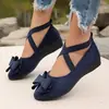 Mocasines para Mujer Estilo Nuevo Floral Europeo y Americano Talla Grande Zapatos Deportivos Casuales para Mujer Primavera Punta Puntiaguda Cuña Zapatos de una Sola Pieza 2025 Comercio Exterior