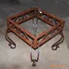 Subei Home Mesa de Centro de Metal Forjado Estilo Europeu Artesanato de Ferro Forjado Tamborete Plano Mesa de Ferro para Bar Sala de Estar
