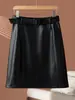 Saia feminina transfronteiriça 026, nova saia de outono estilo coreano, saia bodycon em linha A, saia elegante e chique de comprimento médio para meninas da moda