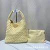 Cross-border estilo saco tecido feminino primavera e verão saco pequeno e leve feminino saco de grande capacidade cesta de legumes bolsa