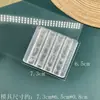 Molde para Uñas con Alta Transparencia Nieve en Relieve Cadena de Perlas Navideñas Accesorios para Uñas Portátiles DIY Resistente a Altas Temperaturas de Grado Alimenticio