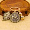 Chaveiro de Cabacinha da Sorte de Uma Noite Zodiaco Pingente Zodiaco de Cabacinha Cobre Puro Venda de Barraca