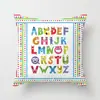 Almohada de Dibujos Animados Creativos Letras Inglesas Piel de Durazno Cojín para Sofá Funda de Almohada de Cabecera Personalizable