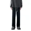 Otoño/Invierno 2026 Ropa Urbana Americana Estilo Funcional Pantalones Largos Rectos con Cordón Unisex Hip Hop Sueltos Versátiles Casuales