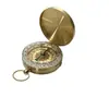 Brújula de Latón G50 Plegable Brújula de Exterior Reforzada Luminosa Multifuncional Reloj de Bolsillo de Gama Alta
