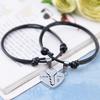 Fábrica un par de pulseras sencillas para pareja llave candado de amor pulsera joyería venta al por mayor suministro transfronterizo joyería