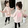 Camiseta de Manga Larga para Niña, Nueva Moda Primavera 2026, Top 100% Algodón para Niña Pequeña, Camiseta Básica para Niños, Atuendo de Primavera