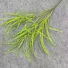 Folhas de samambaia artificiais e plantas verdes para decoração, acessórios para cena de casamento, plantas artificiais para decoração de interiores