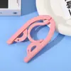 Cabide dobrável de fábrica curso portátil retrátil calça rack doméstico insrapante secagem interna rack de armazenamento de plástico