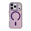 Funda Magnética para Teléfono Camaleón Sombra Brillante Adecuada para Apple 17Promax Moderna 15/16 Botones de Hardware 11/12