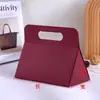 Em estoque caixa tote triangular de peça única caixa tote para cosméticos caixa de embalagem caixa de papel cartão branco caixa de papel kraft logo de impressão personalizada