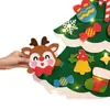 Árbol de Navidad de Fieltro DIY 2023 Paquete de Materiales de Juguete Hecho a Mano para Niños Decoración de Regalo de Navidad Hogar Nuevo Estilo
