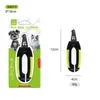 Cortauñas para mascotas transfronterizo Nunbell, cortauñas para perros, cortauñas para gatos y mascotas, afilado y seguro para recortar las uñas, herramienta de limpieza