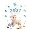 2027 Año de la Oveja Pentagrama Azul Día de Año Nuevo Festival de Primavera Feliz Año Nuevo Unicornio Decoración Clásica Pegatina para Ventana de Vidrio