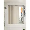 Cortinas plegables para cocina y baño, Cortinas para ventana sin taladro, Cortinas especiales anti-humo y protectoras del sol, Impermeables para baño