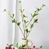 Fruta Artificial Mirto Rama Grande Hogar Hotel Sala de Estar Decoración Suave Proyecto Arreglo Floral de Boda Conjunto de Adornos Flores Falsas