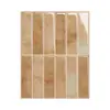 Adesivo de Parede Cristal 3D Azulejo Autoadesivo DIY Mosaico Decoração de Casa Cozinha à Prova de Óleo Banheiro Impermeável Tridimensional