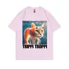 Camiseta de Verano Divertida con Meme de Gato Trippi Troppi Brainrot Italiano