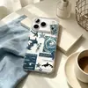 Ballena de Aguas Profundas Adecuado para Apple 15Oppo Airbag Iphone17Pro Funda para Teléfono Móvil Transparente Nuevo Modelo Huawei Mate