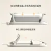 Bañera para bebé, adecuada para edades de 0 a 5 años, se puede usar para sentarse o acostarse, con sensor de temperatura, engrosada y de tamaño grande, plegable para guardarla fácilmente