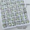 Rhinestones de Azúcar Coloreados K9 de Alta Calidad Sin Base, Productos Terminados de Vidrio Coloreado Deslumbrantes, Hechos a Mano, Rhinestones para Uñas que se Ajustan Súper Bien