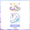 Sticker de Tatuaje a Color Explosivo Transfronterizo de Tamaño Pequeño Impermeable de Larga Duración Pequeño Fresco Brazo Clavícula de Mujer Distintivo Lindo