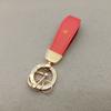 Chaveiro do carro mulheres requintado pingente diamante chaveiro anel anel zinco liga de alta qualidade chaveiro de couro casal presente